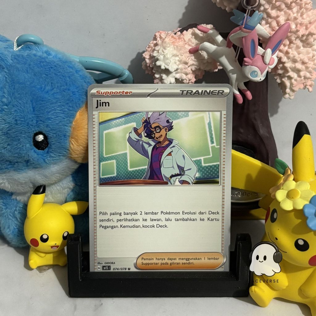 Supporter Trainer Jim 074/078 - sv1S Kartu Pokemon Indonesia