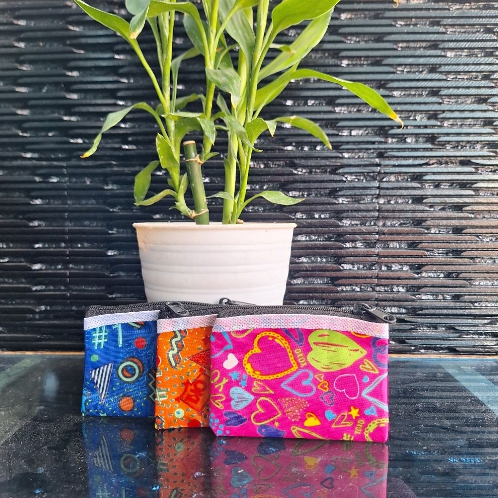 Dompet koin toko emas /Dompet mini motif toko emas