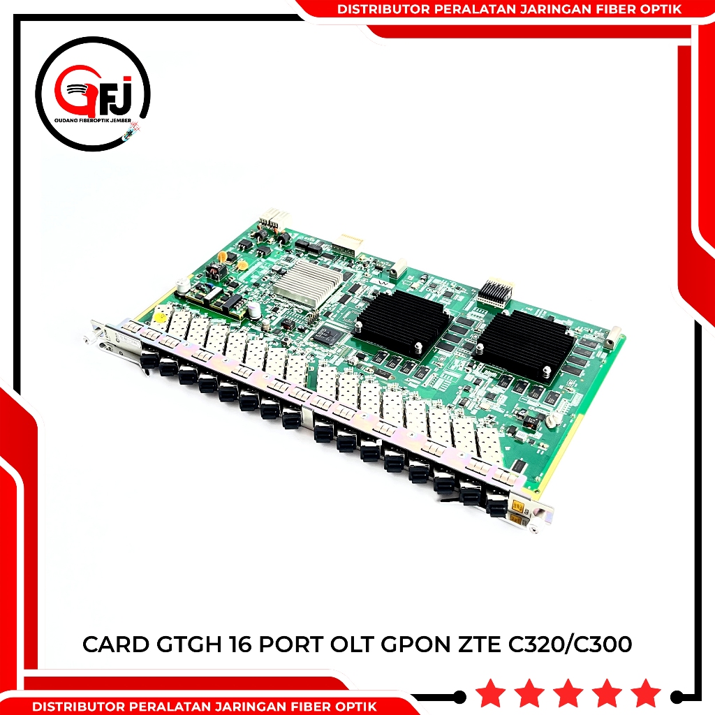 [TERMURAH] CARD GTGH 16 PORT OLT GPON ZTE C320/C300 + 16 SFP ZTE C++ G22