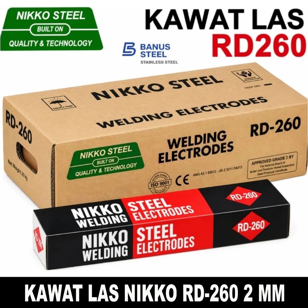 Kawat las 2 mm Nikko per KG kawat las listrik kawat las Besi kawat las