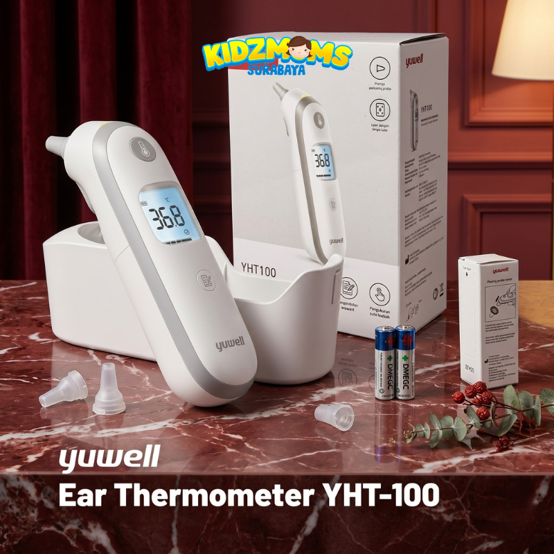 Thermogun YHT100 Termometer Telinga Non Kontak Bayi Anak Dewasa YUWELL Thermometer Infrared
