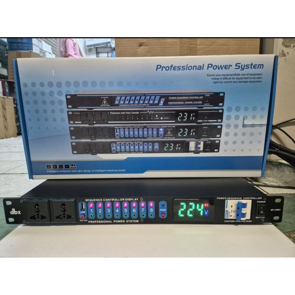 POWER SEQUENCER DBX SR328+ DBX SR 328+ CONTROLLER
