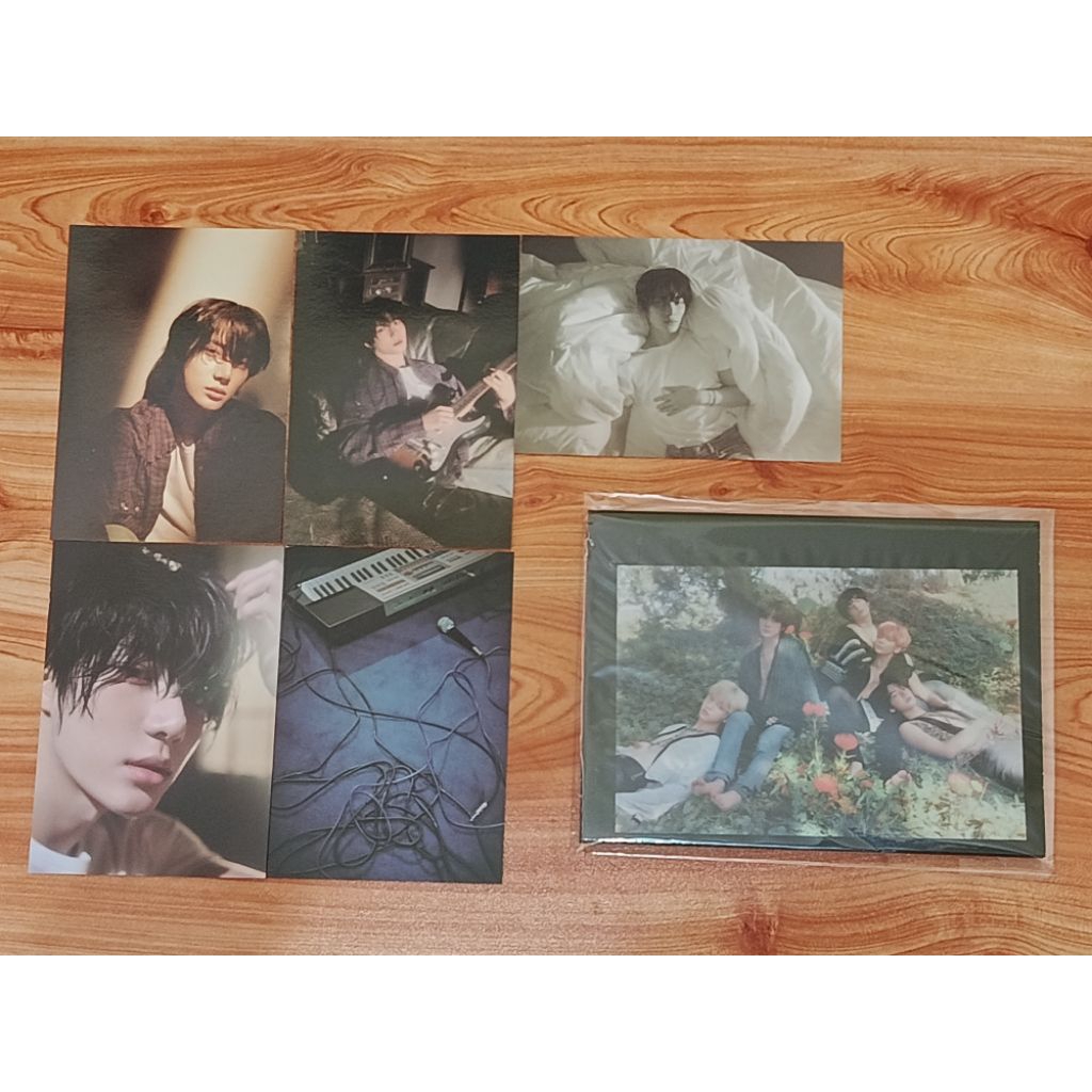 Merch Postcard Official TXT Soobin Yeonjun Beomgyu Taehyun Hueningkai Tomorrow X Together Panic POB 