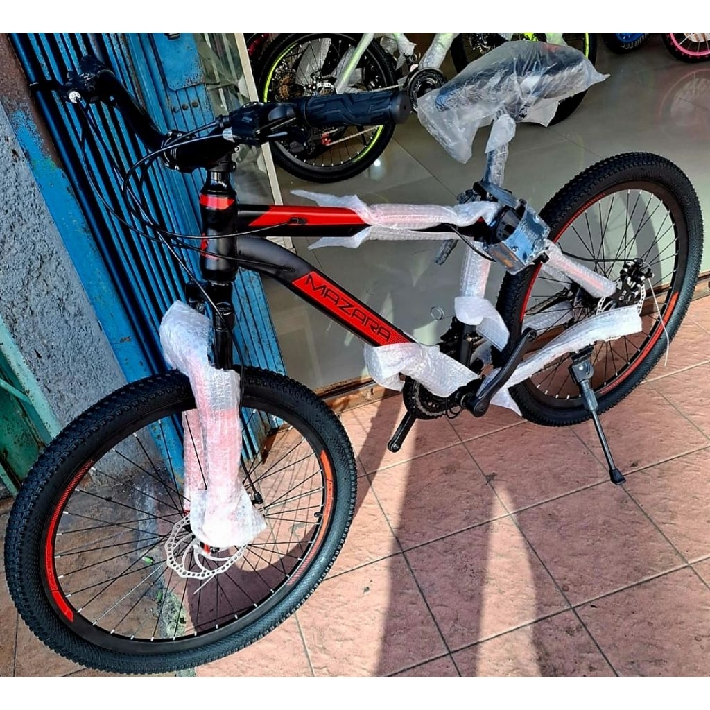Sepeda Gunung / Sepeda MTB 24 Inch MAZARA ( VELG TINGGI )