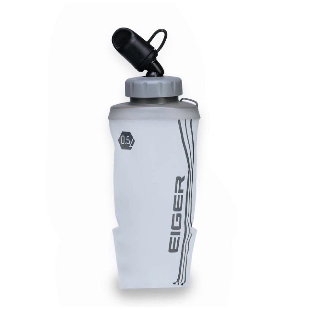 Botol Eiger1989 Curl Up Soft Flask 500ML Outdoor Botol Minum Lipat Olahraga