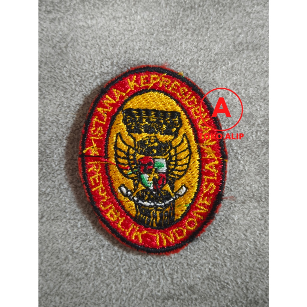 Badge Istana Kepresidenan - Bet Istana - Patch Bordir Istana Presiden