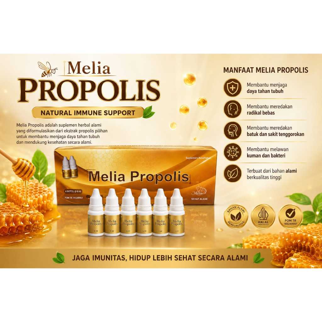 Melia Propolis Terpecaya, Teruji Khasiatnya