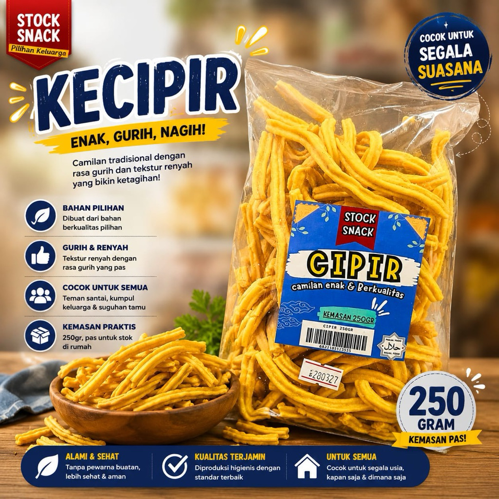 CIPIR // KECIPIR 250GR