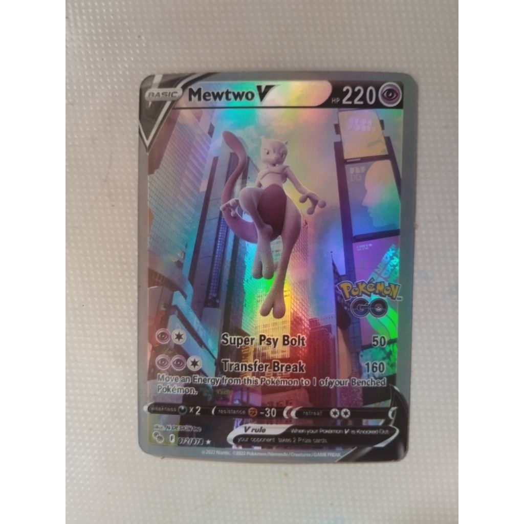 Kartu Pokemon Mewtwo V Alternate Full Art