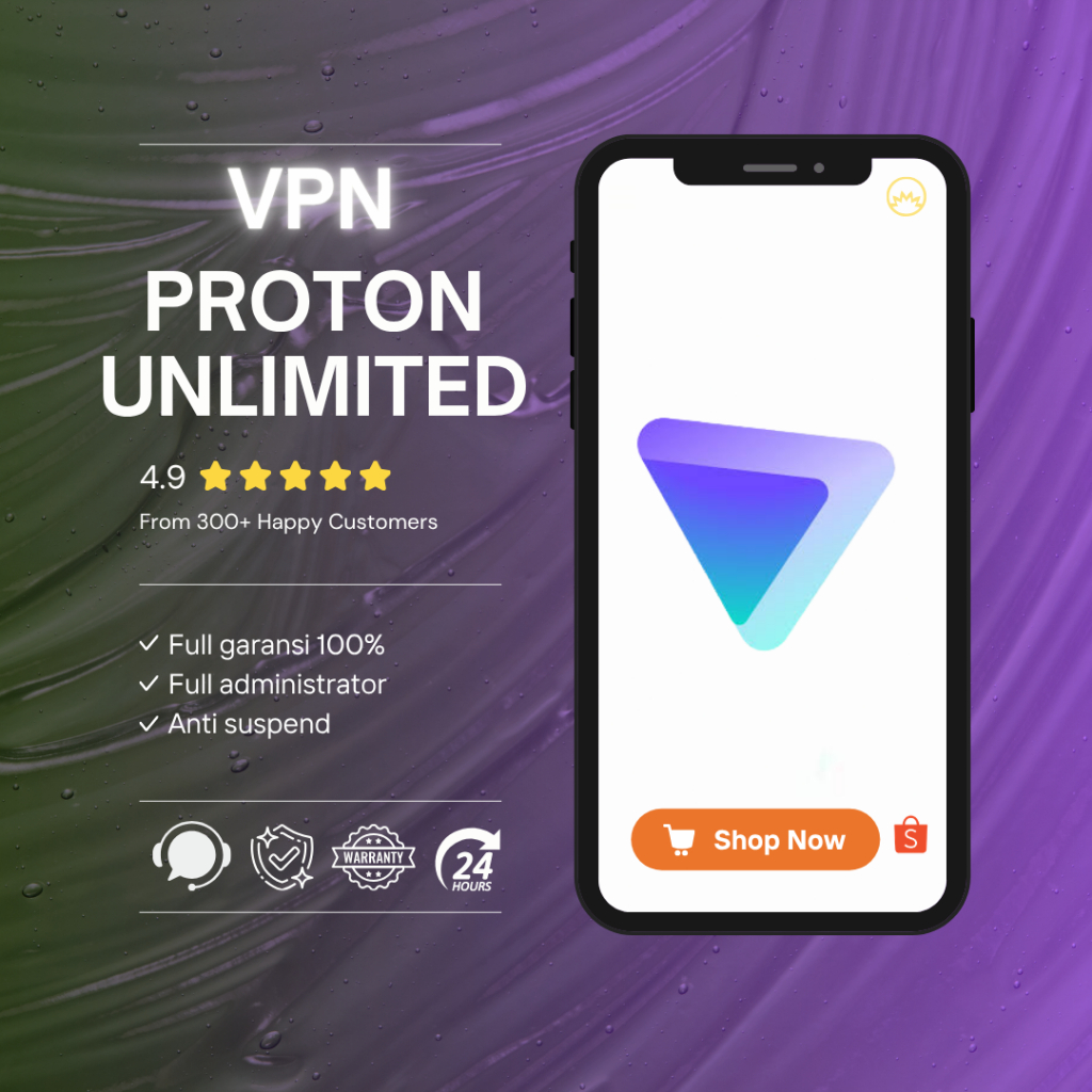 PROTON VPN UNLIMITED 1 BULAN FULL GARANSI