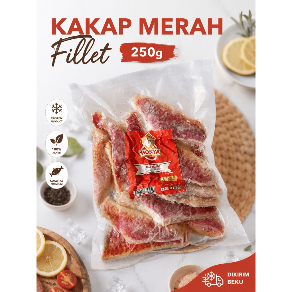 Fillet Kakap Merah 1kg / Kakap Fillet MPASI / Kakap Merah