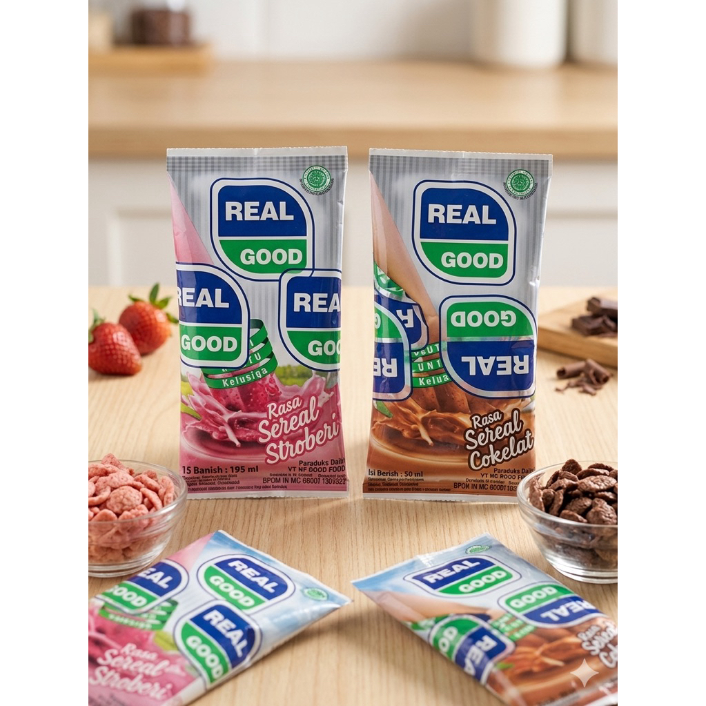 Susu Bantal Real good 10pcs / Susu UHT Real good