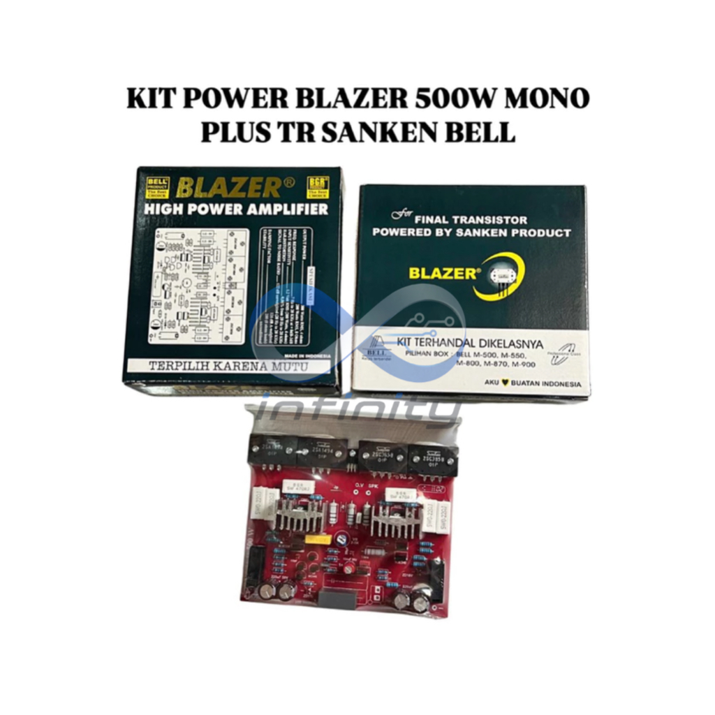 Kit Power Blazer 500W Mono Plus TR Sanken Bell