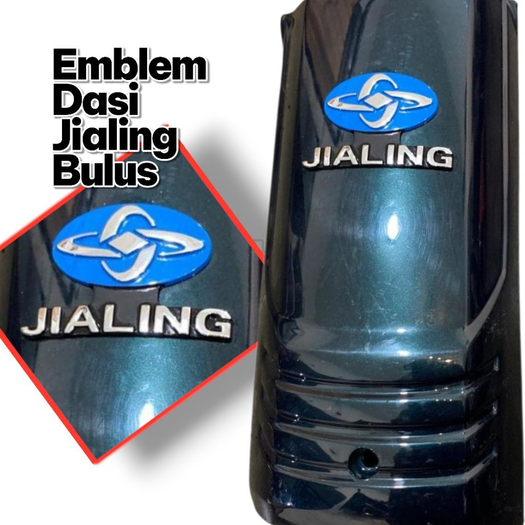 Emblem dasi untuk motor jialing bulus