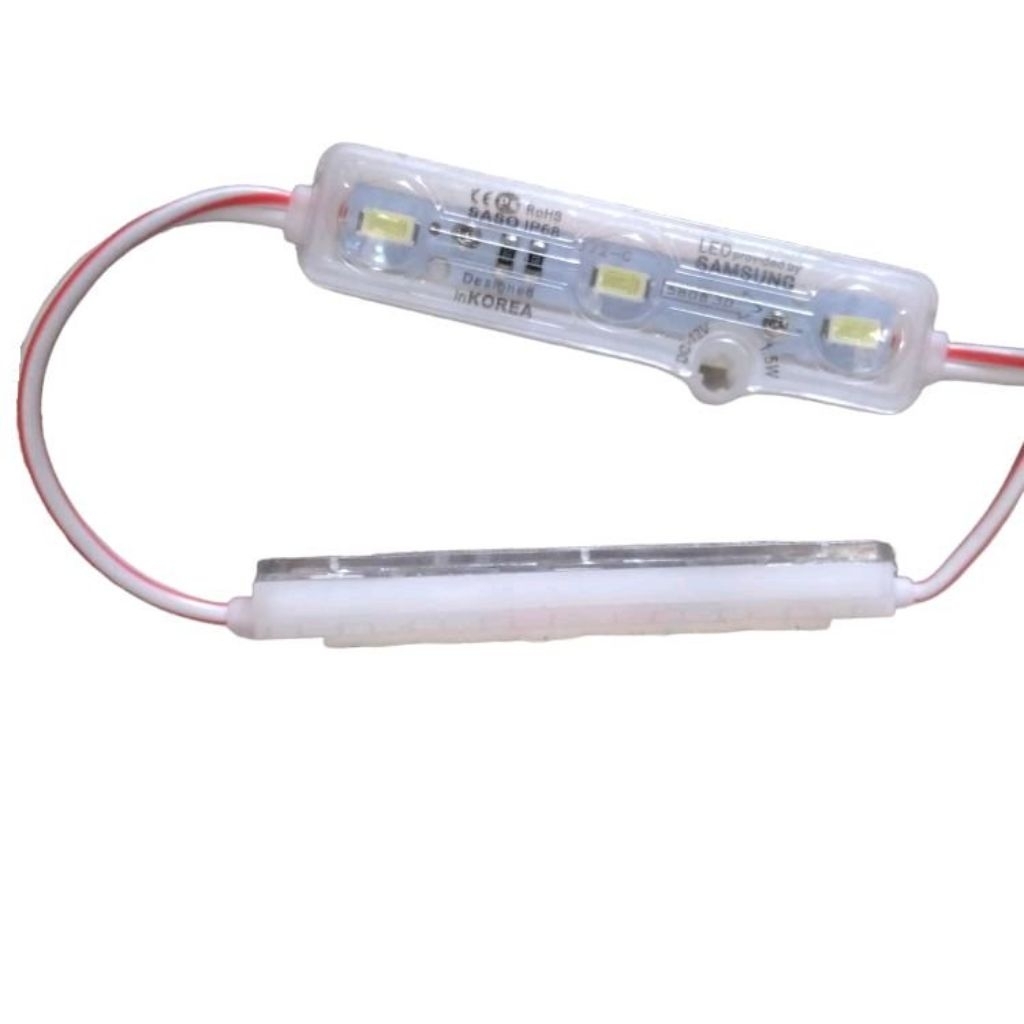 SAMSUNG LAMPU LED MODUL 5730 SMD 12 V DC 3 MATA, HARGA  /PACK 100PCS