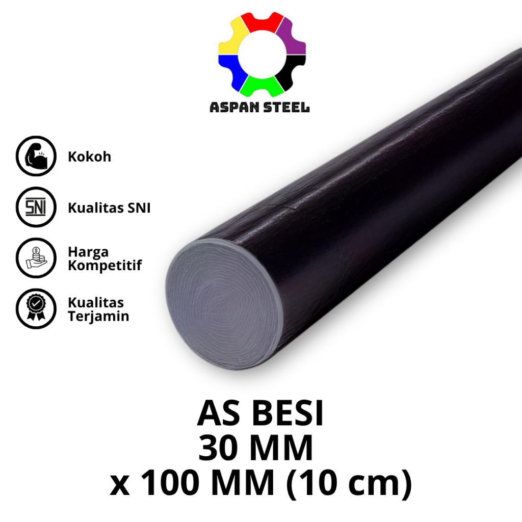 as round bar besi 30 mm ( as bulat )