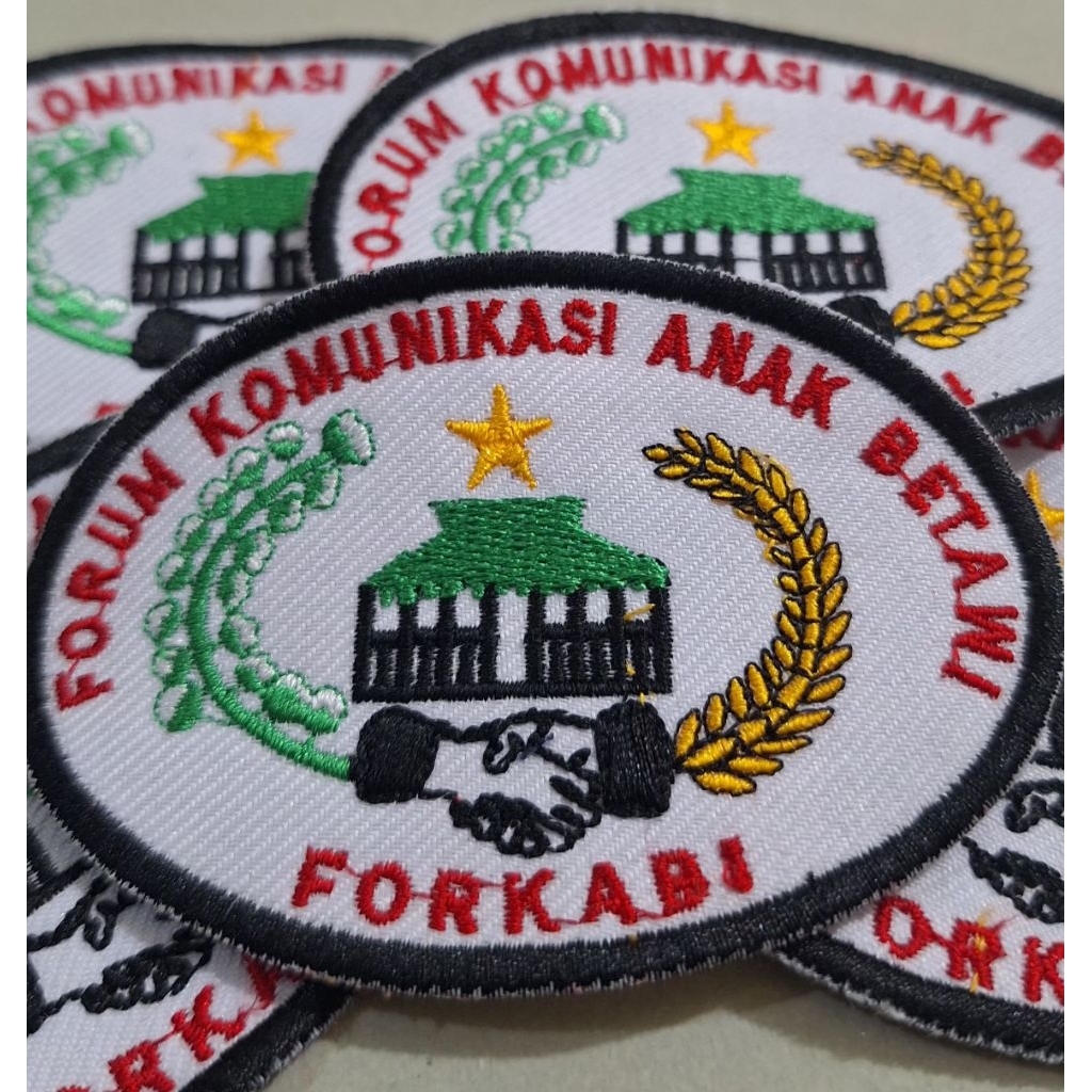 bordir forkabi/forkabi emblem/patch forkabi