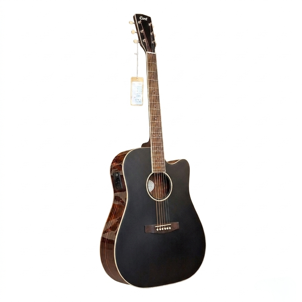 GITAR AKUSTIK CORT EXOTIC AD EBONY BLACK