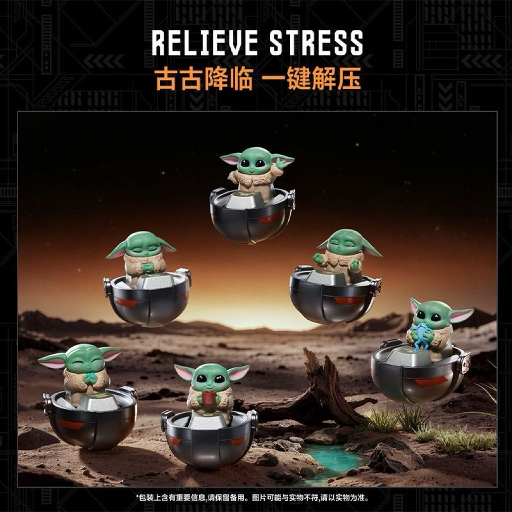 PREORDER MINISO Star Wars Grogu Keycap Blind Box Original – Keycap Keyboard Karakter Lucu, Dekorasi 