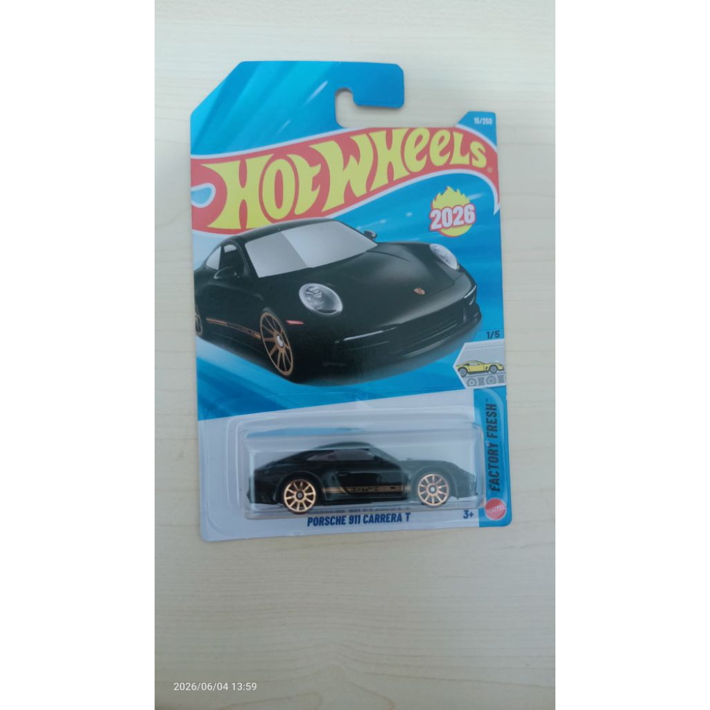 hot wheels porsche 911 Carrera hitam