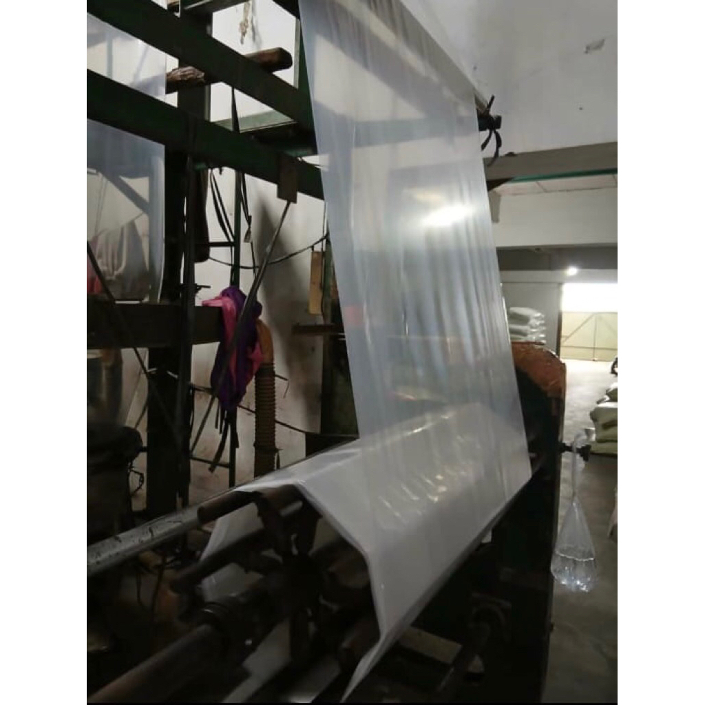 PLASTIK PE COR PANJANG 100 Meter Lebar 3 Meter Tebal 40 micron