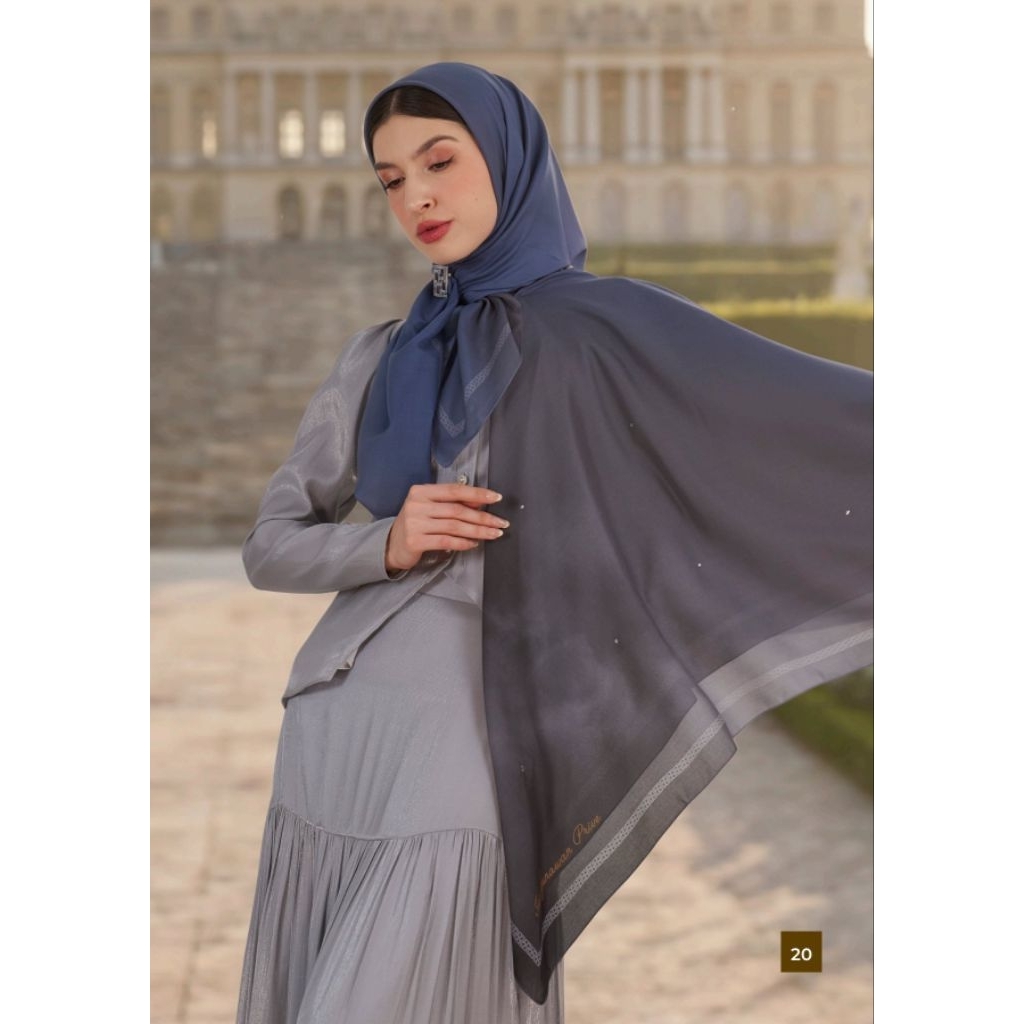Ivan Gunawan Prive - Hijab Aviva Scarf Motif By Ivan Gunawan