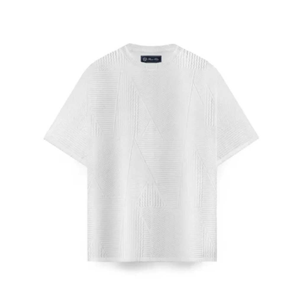 RUCAS Tailor Textured Knitting Tee White XXL