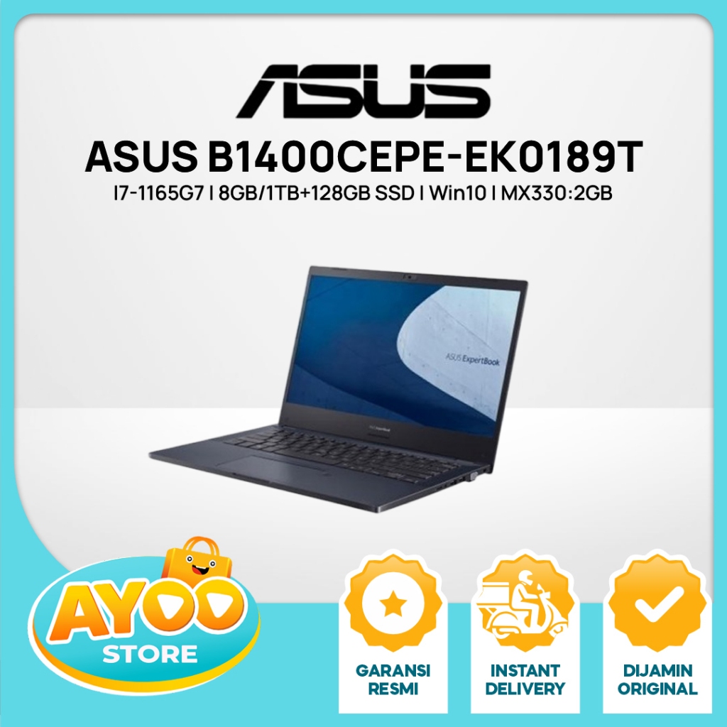 ASUS B1400CEPE-EK0189T (I7-1165G7/8GB/1TB+128GB SSD/Win10/MX330:2GB)
