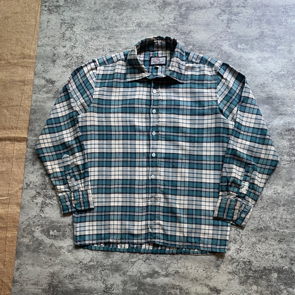 Kemeja Branded Dyu Dyu Plaid Flannel