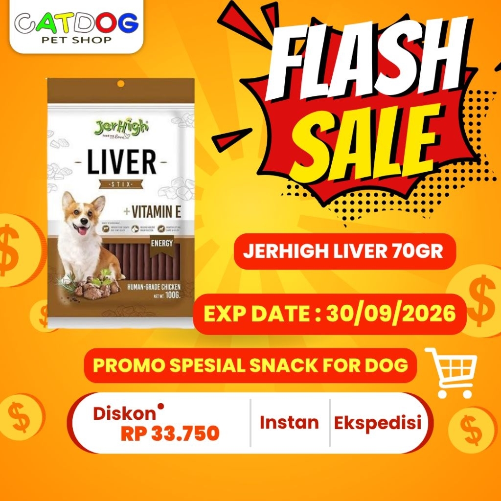 Jerhigh Vitapet Liver Sticks 100gr
