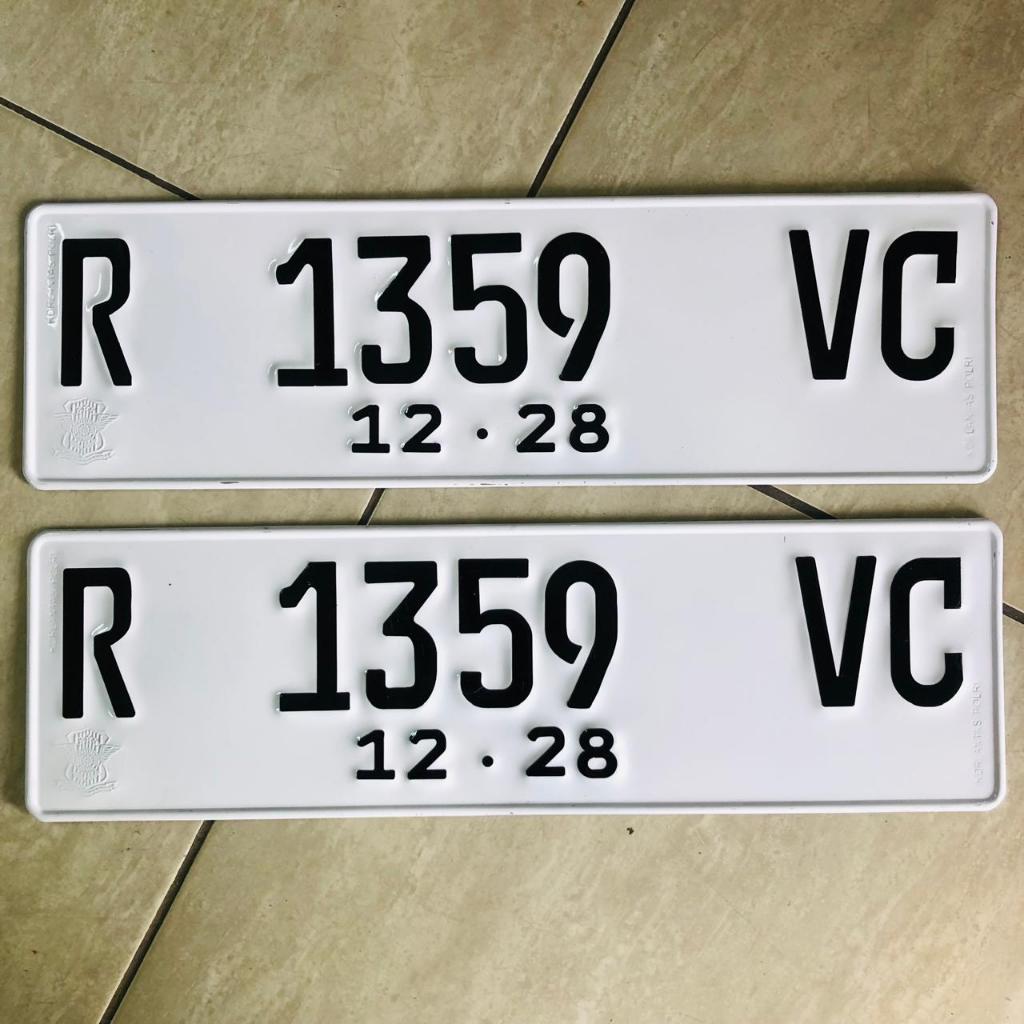 Plat Mobil Putih Terbaru Plat Baru