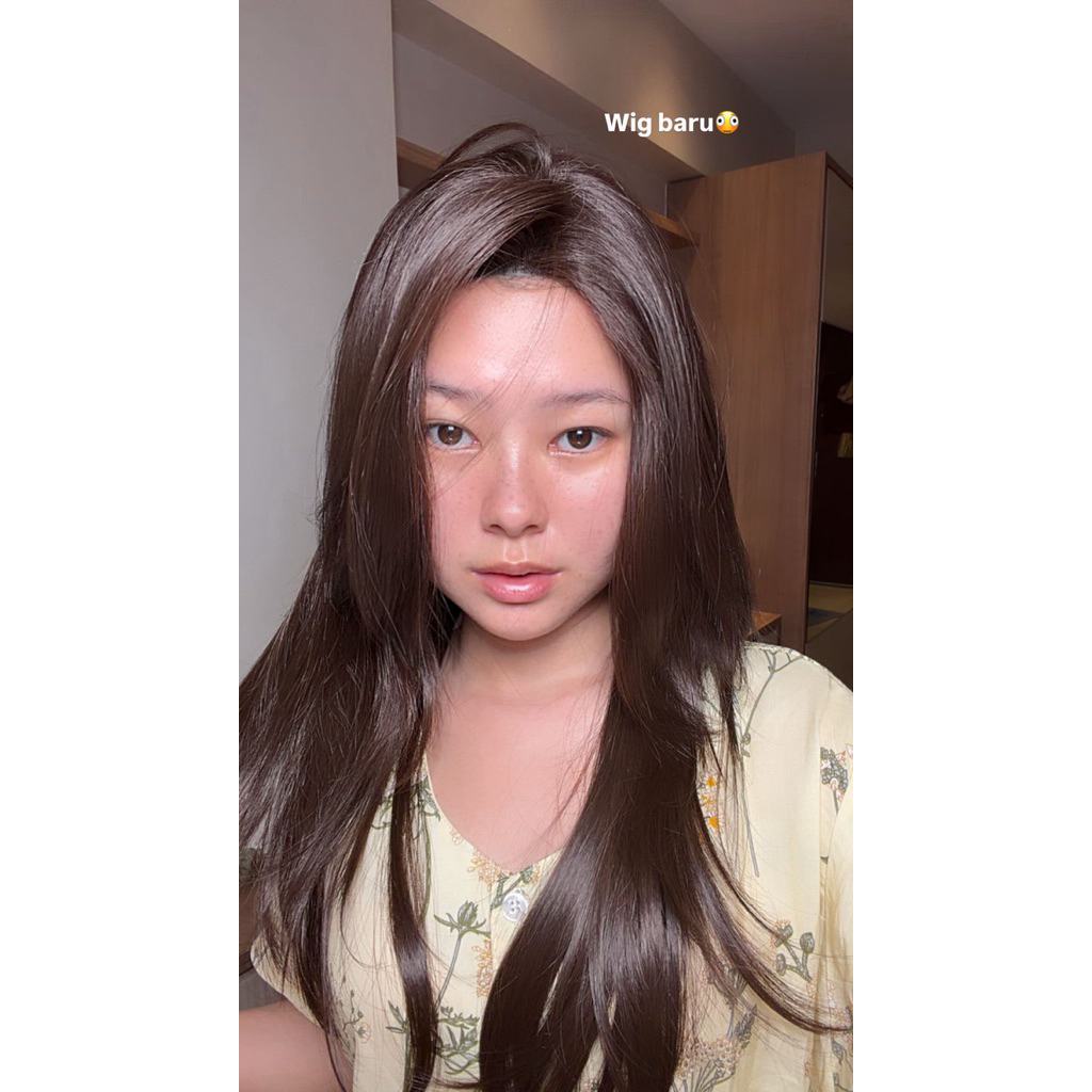 Preloved Aleena Wig Brown Nunkot