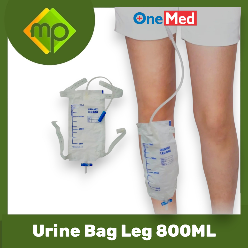 Urine Bag Leg 800cc  Kantong Urine Sterile   Urine Bag Leg Onemed  Urine Bag 800CC
