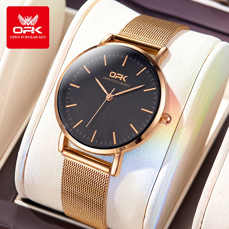 OPK Jam Tangan Wanita Anti Air Original Fashion Cewek Korea Analog Women Watch Cod