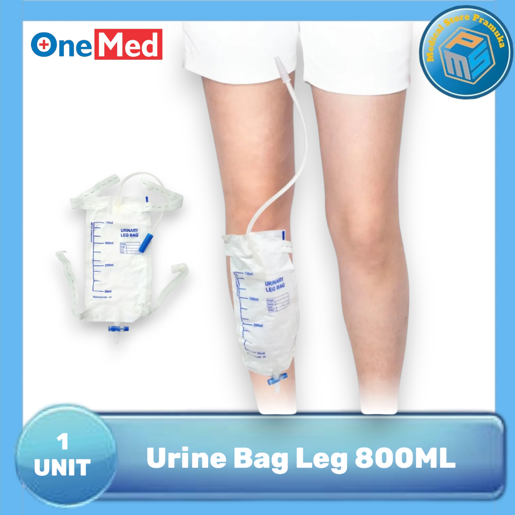 Urine Bag Leg 800cc  Kantong Urine Sterile   Urine Bag Leg Onemed  Urine Bag 800CC