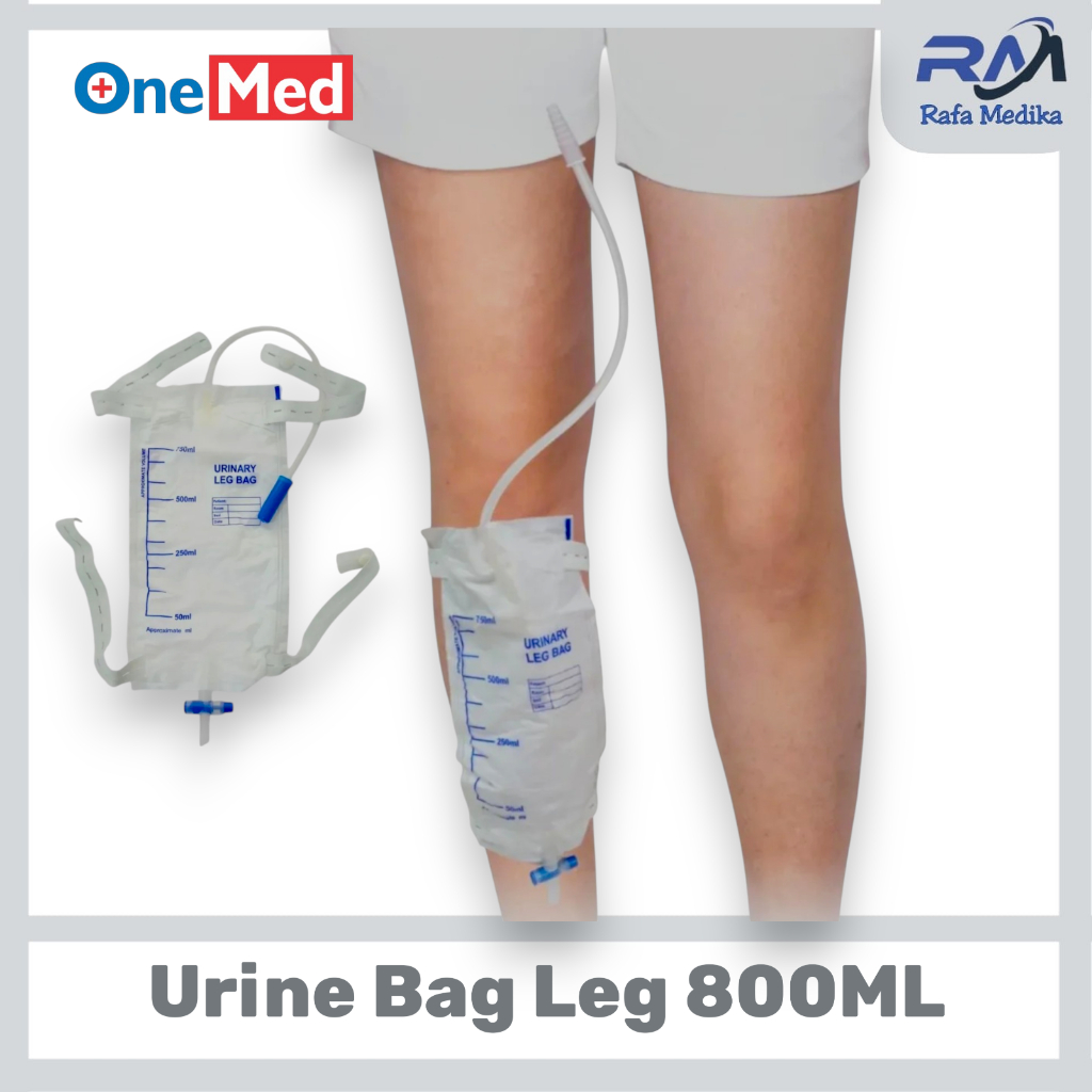 Onemed Urine Bag Leg 800cc  Kantong Urine Sterile   Urine Bag Leg Onemed  Urine Bag 800CC