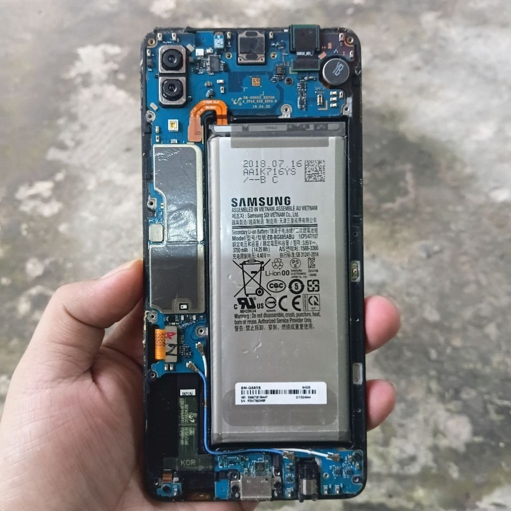 Mesin samsung A8 star/mesin normal tested/Samsung A8 star minus lcd/Mesin normal tested/mesin origin