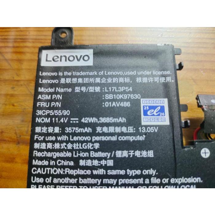 BATTERY BATERAI LAPTOP ThinkPad Yoga 11E 5th Gen 01AV487, 01AV486 ORIGINAL COPOTAN