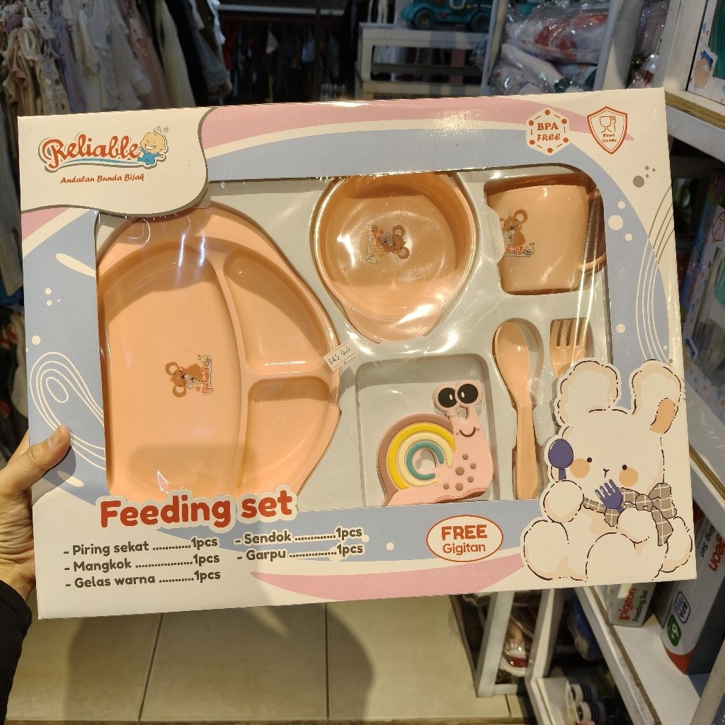reliable feeding set BPA Free paket lengkap RFS-5006