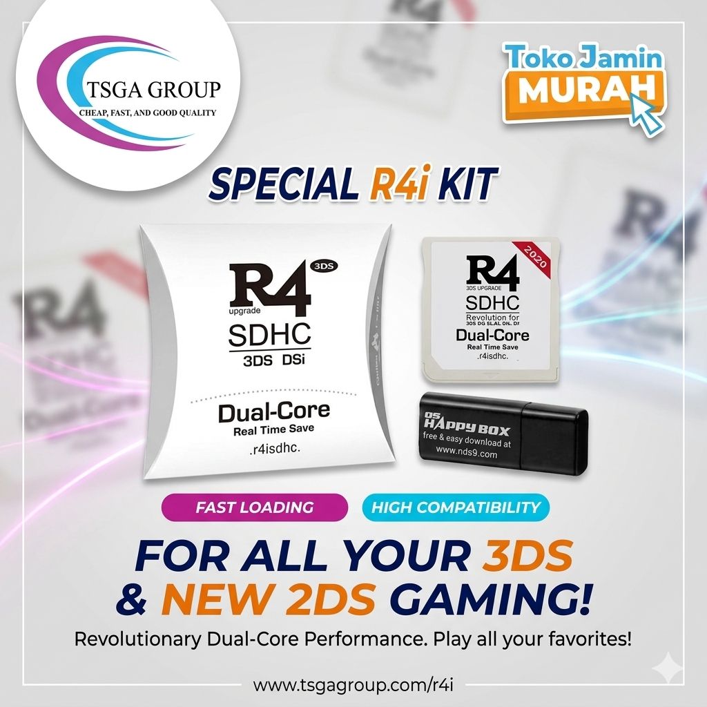 R4i Dual core - R4 SDHC 3DS NDS NDSi - DS lite - R 4 Nds Lite - 3 DS - NDS i 3DS Card memory Game