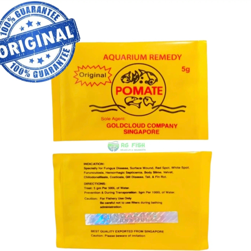 Obat ikan pomate original  singapore