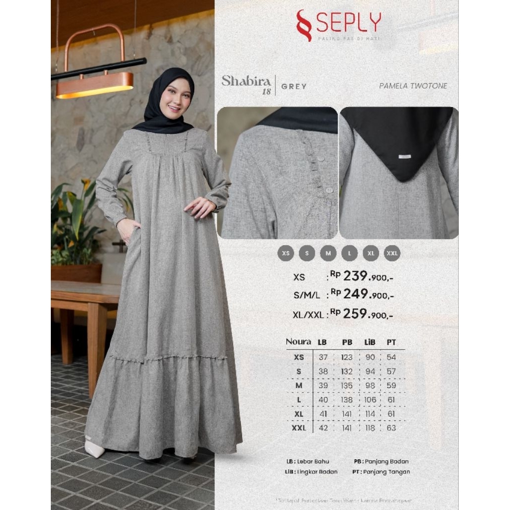 gamis muslimah promo by seply