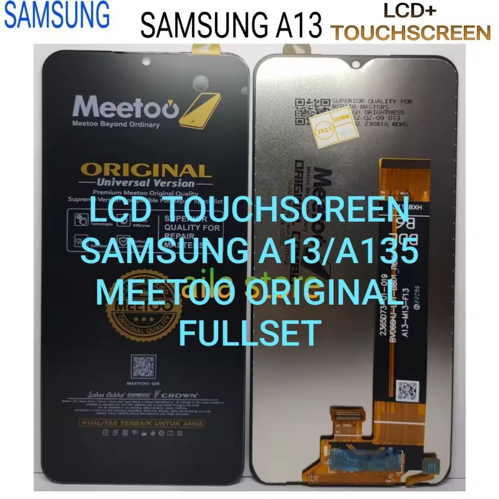 LCD TOUCHSCREEN SAMSUNG A13/A135 ORIGINAL FULLSET