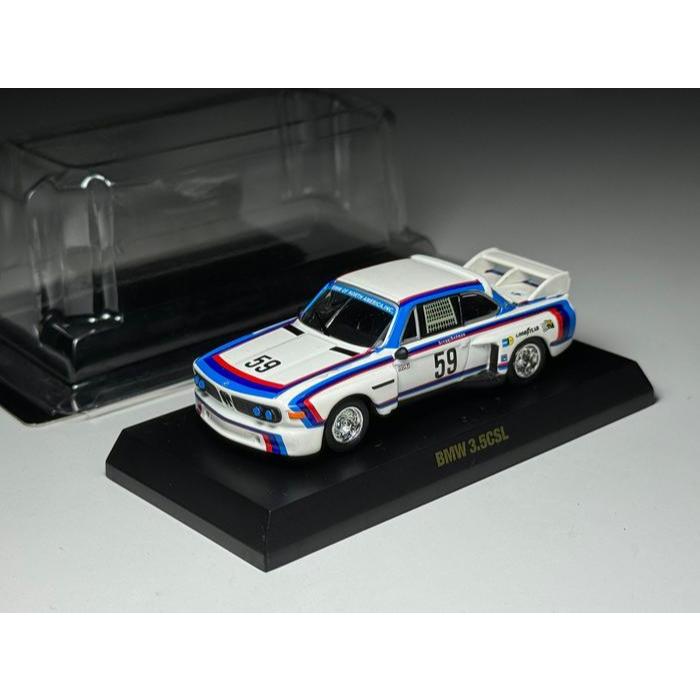 Kyosho 64 BMW 3.5 CSL No.59 Batmobile Livery Putih Diecast