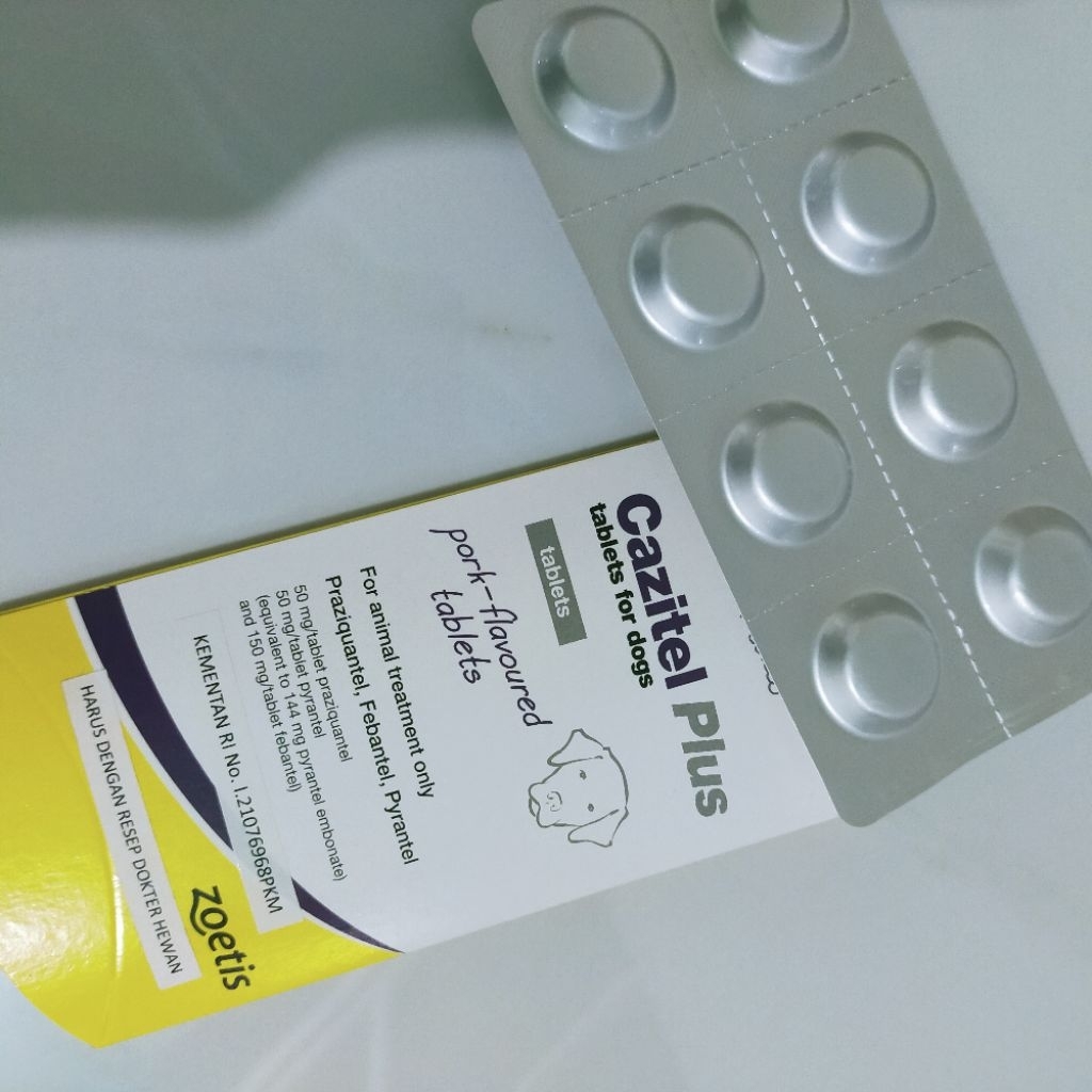 Obat Cacing Anjing Cazitel Plus