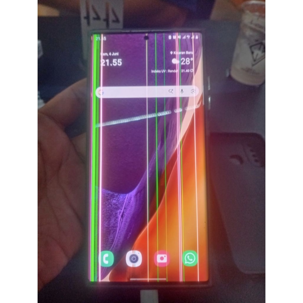 LCD SAMSUNG NOTE 20 ULTRA ORI BEKAS