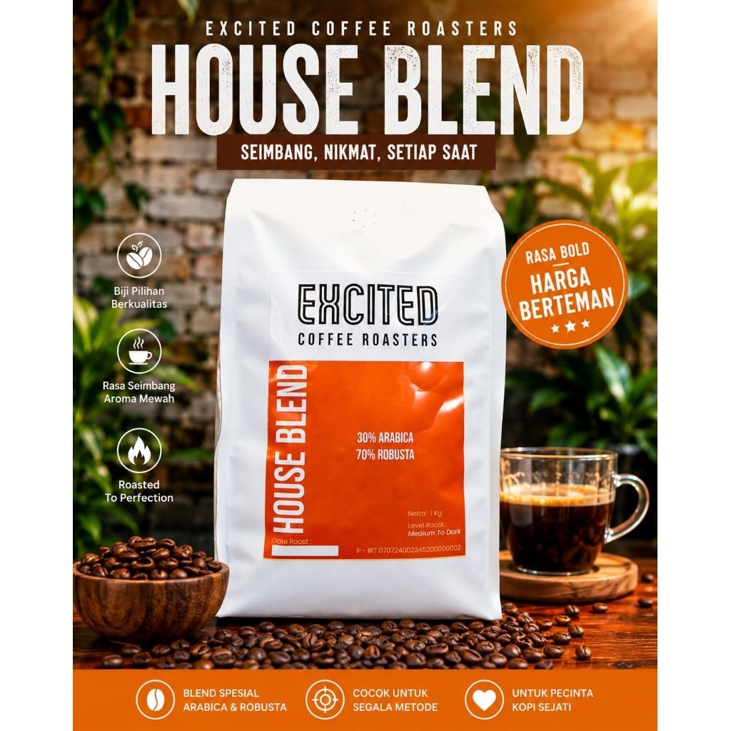 house blend 70:30,grade 1