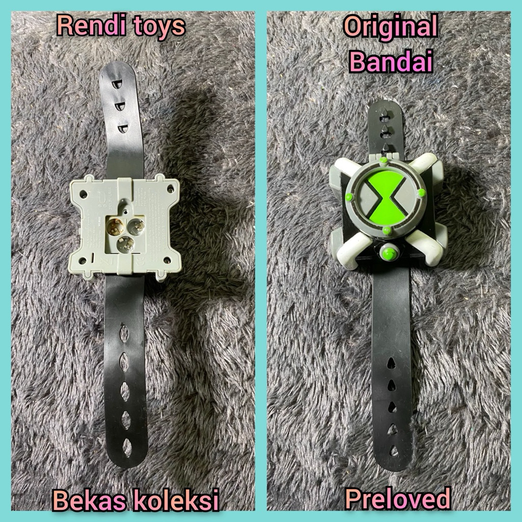 Ben 10 Deluxe Omnitrix FX Watch Original Bandai | Bekas koleksi | Rendi Toys