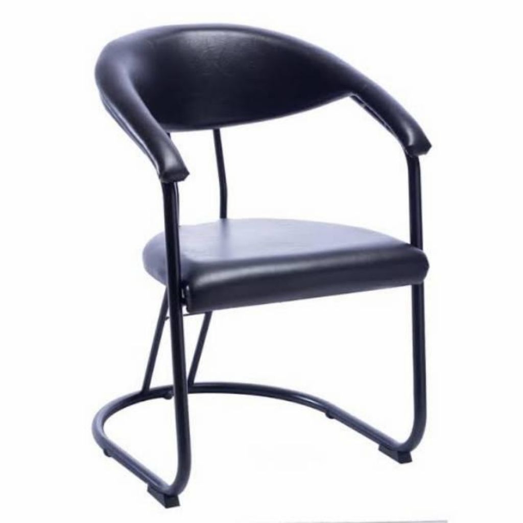 FLASHSALE Kursi besi bungkus oscar hitam / kursi kantor / kursi salon / kursi kerja / kursi makan / 