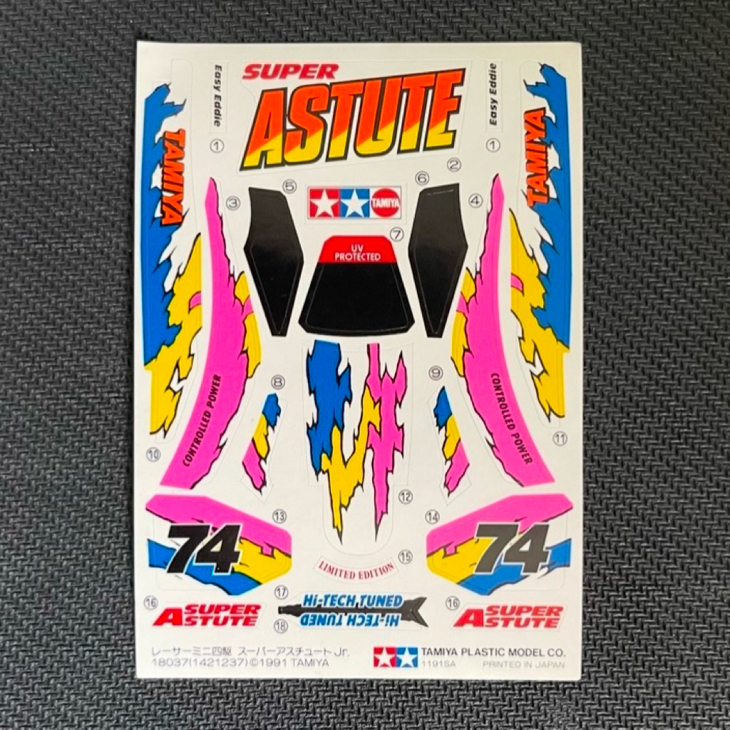 Decal Super Astute Pearl Special Original Tamiya 95023